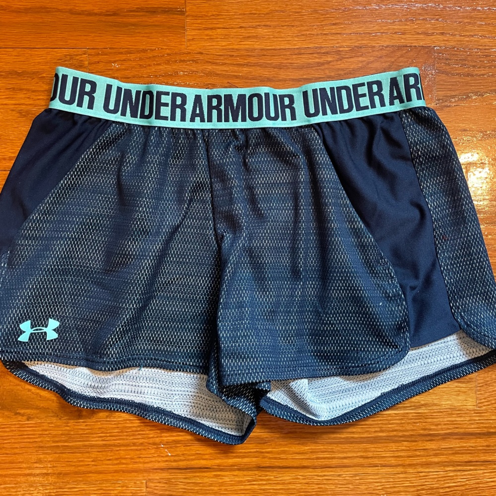 Under Amour blue women’s shorts, Size Medium